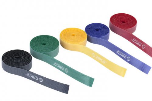 1.5cmx1m professional wiretie/cable tie/self-grip strap/(5 rolls/bag) for sale