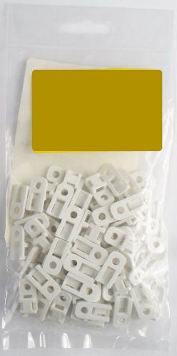 100 count, mount, white,  screw cable tie mounts for sale