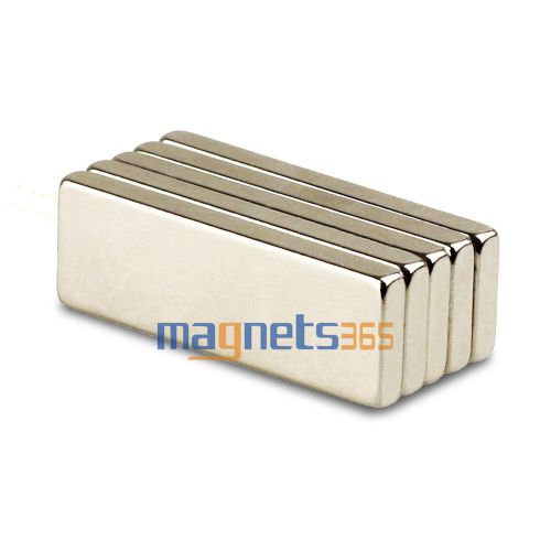5pcs N35 Super Strong Block Cuboid Rare Earth Neodymium Magnets F30 x 10 x 3mm