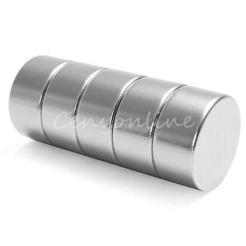 5pcs strong n52 neodymium magnets rare earth round disc fridge memo 20x10mm for sale