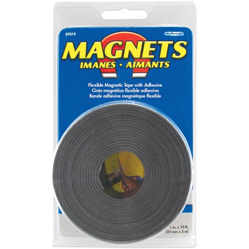 Master magnetics inc. 07019 1&#034; x 10&#039; large magnetic tape roll for sale