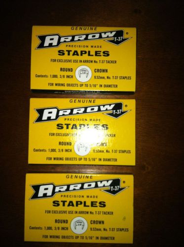 Arrow staples round crown 3/8 for sale