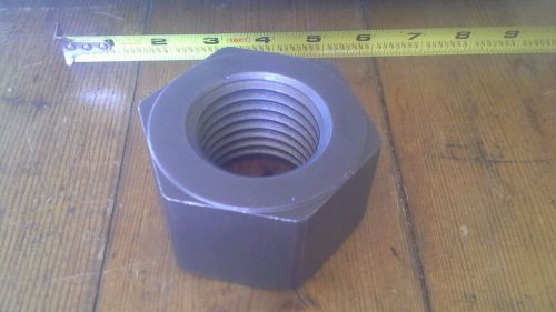 2 - 4.5 heavy hex nut asme sa194 grade 7 width 3-1/8&#034; height 1-31/32&#034; 2&#034; 4-1/2 for sale