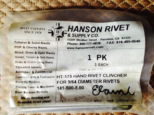 Ht-175 hand rivet clincher for sale