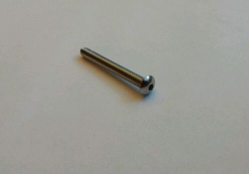 6/32 X 1 1/4&#034; Stainless Steel Button Head Socket Cap Screws (Bag of 100)
