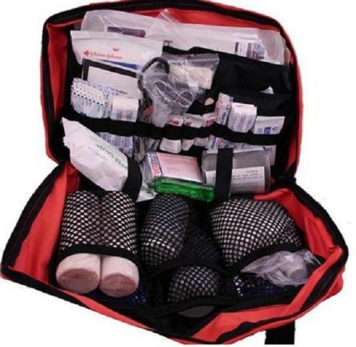 Fully Stocked Master Camping First Aid Trauma Kit Bag
