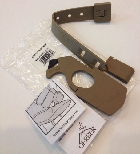 New gerber strap cutter rescue hook coyote tan usgi military tactical for sale