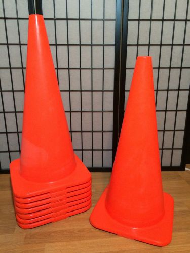 New MSA Safety Works 28 inch Safety Cone 8 pack