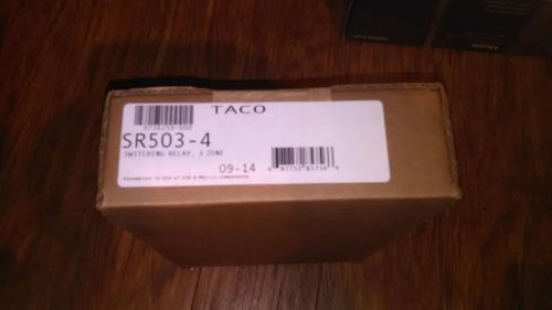 Taco 3-zone circulator switching relay sr503-4 for sale
