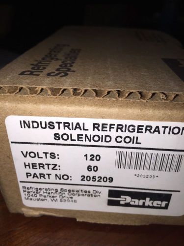 Parker Refrigeration Solenoid Coil 205209 Unused In Box