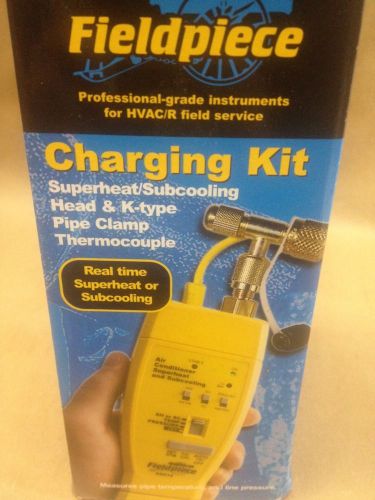 Fieldpiece asx14 charging kit: superheat/subcooling,head &amp; k-type, pipe clamp for sale