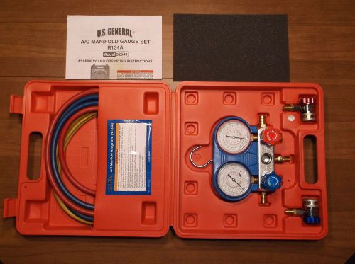 US General AC manifold gauge set