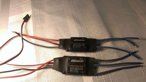 [lot of qty 2] exceed-rc proton-18a electronic speed controllers for sale
