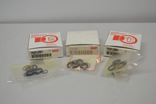 Lot 3 new schrader 309018001 brass seal kit d237460 for sale