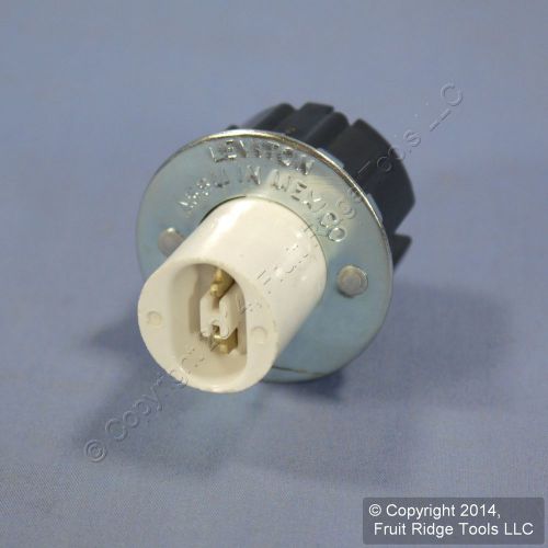 Leviton ho fluorescent lamp holder light socket slimline r17d plunger end 523 for sale