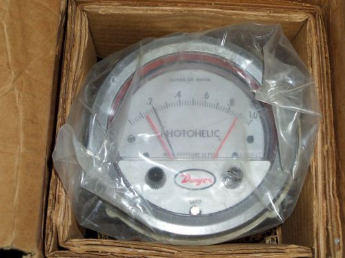 DWYER PHOTOHELIC DIFFERENTIAL PRESSURE SWITCH/GAGE SERIES 3000