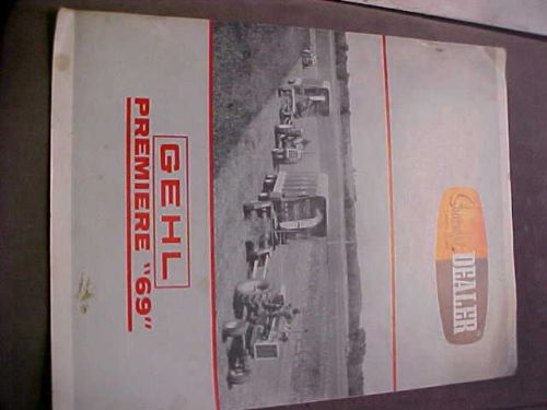 1968 GEHL Premiere &#034;69&#034; ORIGINAL BROCHURE