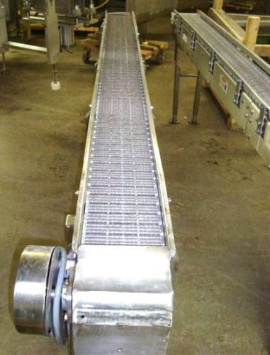 Arrowhead 8 in x 111 in horizontal slat top with mini rollers pack off conveyor for sale