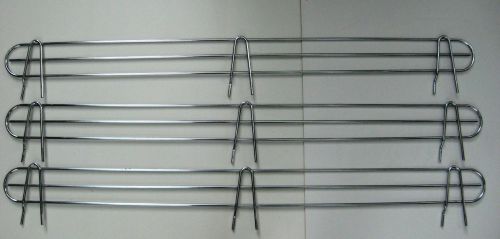 ProTrend 48 In Width Chrome Wire Shelf Back Ledge 3 pk - FREE LOCAL PICK UP ONLY