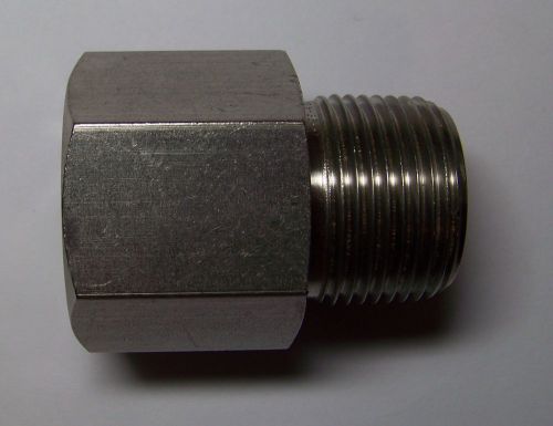 Swagelok ss-16-a  1”  stainless steel pipe fitting adapter 1&#034; fnpt x 1&#034; mnpt auc for sale