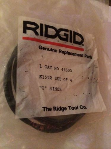 Ridgid 44650 Set Of 4 &#034;o&#034; Rings New Free Shipping