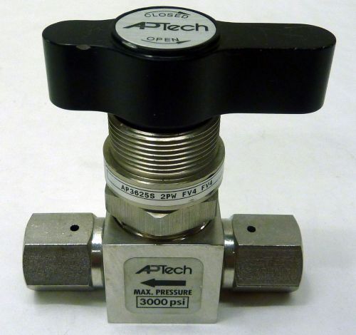 Aptech ap3625s 2pw fv4 fv4 manual diaphragm valve female 1/2&#034; vcr 00545179 for sale