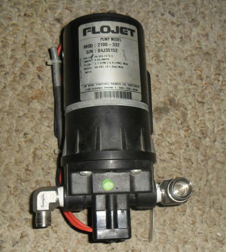 Flojet pump model 2100-332 24vdc 2.1gpm for sale
