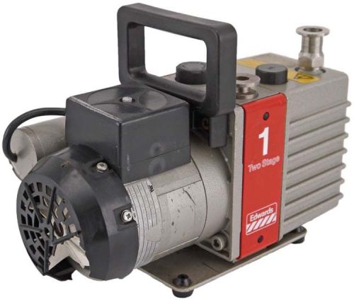 Edwards e2m-1 portable dual-stage rotary vane high vacuum pump 2680/3200rpm 1ph for sale
