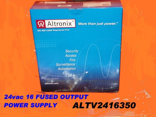ALTRONIX ALTV2416350 24 VAC 16 CAMERA POWER SUPPLY PROFESSIONAL BOSCH CCTV PELCO