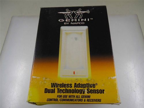 Gemini gem-dt wireless adaptive dual technology sensor security system new other for sale