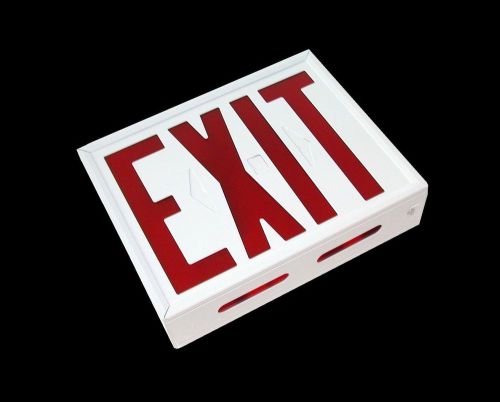 NEW CARPENTER LIGHTED EXIT SIGN SINGLE SIDED 120 VAC MODEL ADX-1