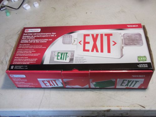 UNIVERSAL LED EXIT SIGN EMERGENCY LIGHTING FIXTURE SAFETY LIGHT PUBLIC BUILDING