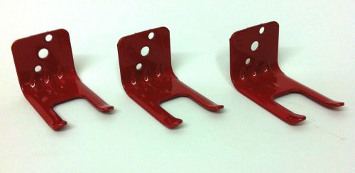 QUANTITY OF SIX 5LB AMEREX ABC FIRE EXTINGUISHER WALL MOUNTING BRACKETS