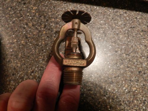 Sprinkler head, pendant type, 165 deg, 1/2&#034;npt, brass for sale