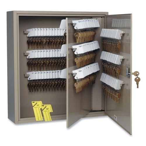 MMF Uni-Tag 240 Key Cabinet - 16.5&#034; x 4.9&#034; x 20.1&#034; - Steel - Sand