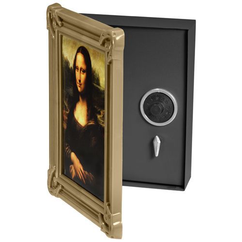Barska 8 inch hidden wall mount picture frame safe w/ combination lock, cb11800 for sale