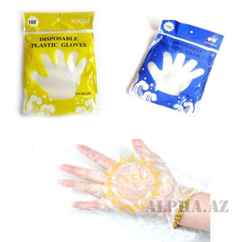 100x antidirt pure packing disposable protective gear gloves sanitary germproof for sale