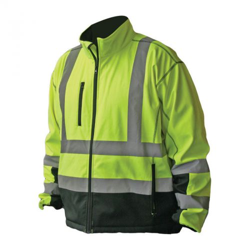 Hi-vis premium soft shell jacket ,meets ansi/isea 107-2010 class 3 standards for sale