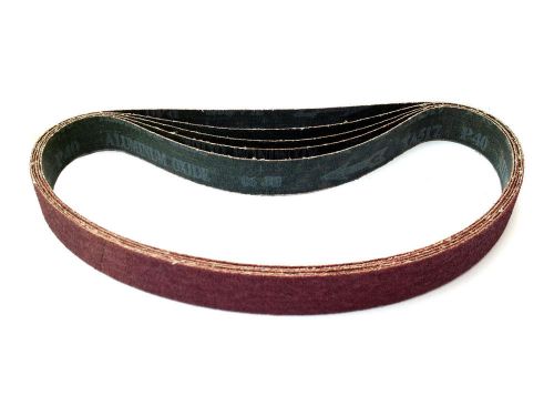 High performance abrasive belt 1&#034; x 24&#034; 80 grit (20 pieces) for sale