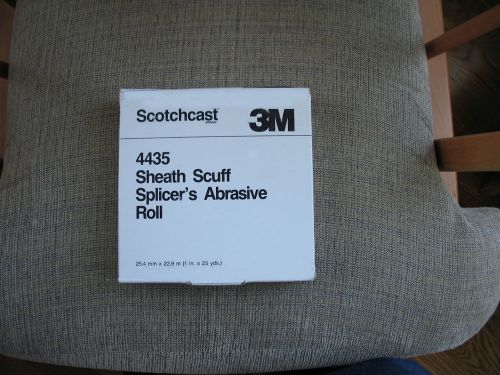 3M Scotchcast Spicer&#039;s Abrasive Roll 1 in x 25 yds. No 4435 FREE SHIPPING