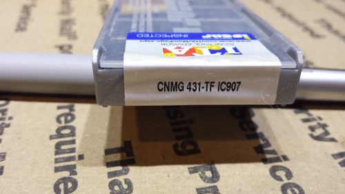 10 NEW ISCAR CNMG 431-TF  IC907  CARBIDE INSERT
