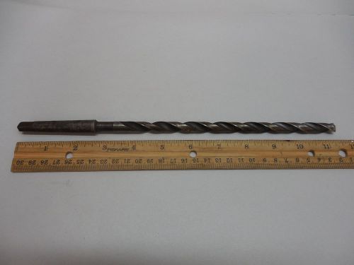 3/8&#034; extra long morse taper #1 drill bit 11-1/2&#034; oal mt#1 machinist tools for sale