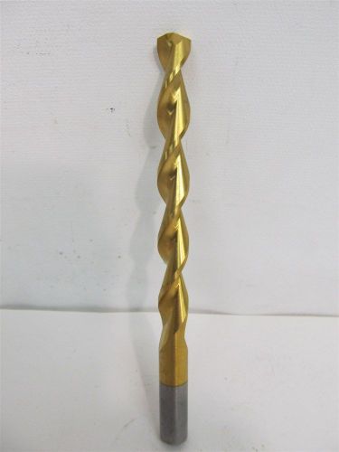 Chicago-latrobe 150 dht series 53891 x tin hss parabolic jobber length drill bit for sale