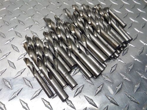 Huge assorted lot of drill bits 1/4&#034; to 9/16&#034; diameter size range for sale