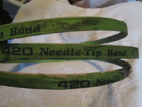 420 Needle-Tip Band Saw Blade 118&#034; NEW Made in USA