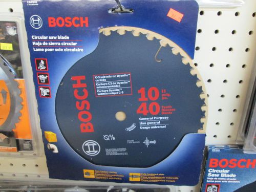 Bosch 10&#034; x 40t carbide tip  miter / table saw blade for sale