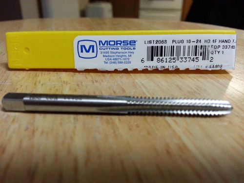 Morse- hand taps thread size (inch): #10-24 thread limit: h3  hss   usa for sale
