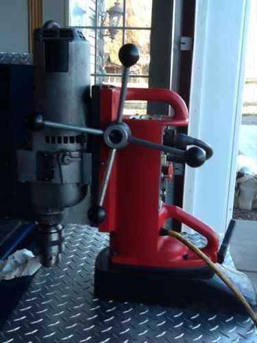 Milwaukee electromagnetic drill press.