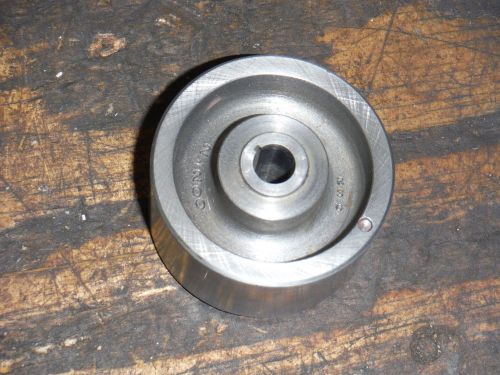 2.200X 3/8 BORE 1/16&#034; KEYWAY PULLEY FROM BRYANT CENTER HOLE GRINDER CABINET