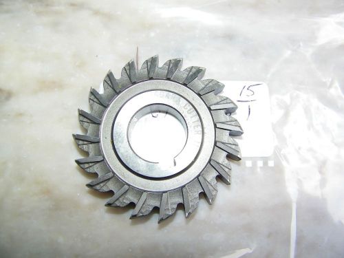 NIAGARA - STRAIGHT SIDE MILLING CUTTER - 3 X 7/16  X 1,  20 TEETH, USA